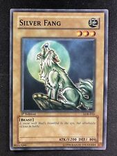 Yu-Gi-Oh TCG LOB-010 Silver Fang 1st Edition Common Normal NM picture