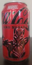 Marvel Black Panther Coca-Cola Zero Can. Limited Edition Unopened. picture