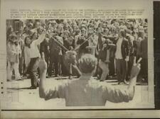 1970 Press Photo Anti-war demonstrator at University of California Berkeley picture