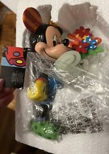 Rare - Britto Disney Figurine - Mickey Mouse With Flowers picture
