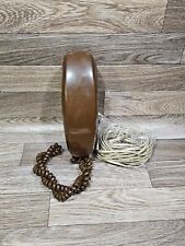 Vintage Stromberg Carlson Rotary Dial Wall Phone 1970s Cocoa Brown Slenderet picture