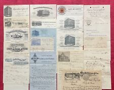 1883-1905 LETTERS FROM U.S. COMPANIES - MANY WITH NICE VIGNETTES picture