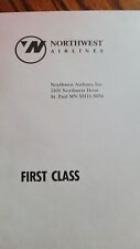 Lot of 5 Vintage Northwest Airlines Large First Class Envelopes picture