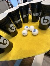 posty co beerpong cups and ball set posty fest beats picture