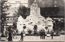 Hungary Budapest Vörösmarty Szobor Mihály Vörösmarty Statue Postcard C080 picture
