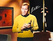 William Shatner Signed 11x14 Star Trek Captain Kirk Photo Beckett BAS Witnessed picture