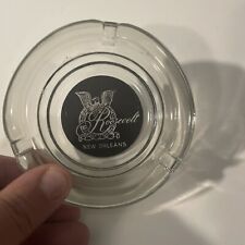vintage roosevelt hotel new orleans ashtray Round Clear Glass Louisiana picture