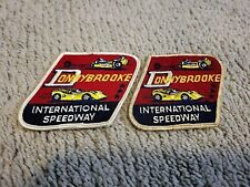Vintage Donnybrooke International Speedway Drag Car Racing Patches picture