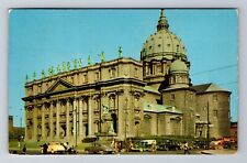 Montreal-Quebec, St James Cathedral, Antique Vintage Souvenir Postcard picture