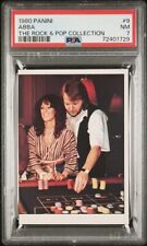 1980 Panini ABBA #9 PSA 7 Frida Lyngstad and Benny Andersson picture