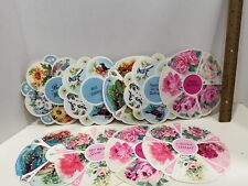 NOS Vintage Lot of 9  Round Greeting Cards Round Postage Cards by Lillian Ruth picture