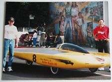 Cal State LA Solar Car Color Phototgraph SOLAR EAGLE III Vtg Electric Vehical picture