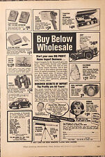 1969 The Mellinger Company VTG 1960s 60s PRINT AD Buy Below Wholesale 6x9” Page picture