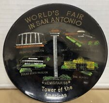 HEMISFAIR - 1968 World's Fair - San Antonio Black Lacquer Bowl Souvenir picture