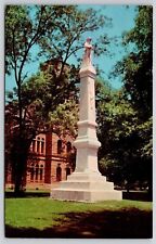 Greenville Mississippi Confederate Monument Washington County Chrome Postcard picture