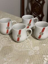 VTG TWA First Class Espresso Cups ABCO REGO 44-1695 Made in Japan Nice Set of 4 picture