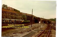 Photo Railway - Class 47 BR Blue Cement Train Sheffield Stn c1984 picture