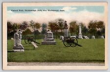 Viniard Field Chickamauga Park Chattanooga TN Postcard Civil War Monuments 1920s picture