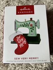 Hallmark Keepsake Christmas Ornament Sew Very Merry Sewing Machine 2023 New picture