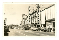 RPPC Reno, Nevada Arch Virginia Street Scene Frontier Club Photo Postcard 1940s picture