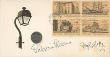Patricia Medina & Joseph Cotten-Hand-Painted Signed FDC w/Coin picture