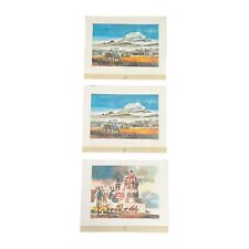 Vintage Collection Of 3 Pan Am Airlines Overseas First Class Menus Dong Kingman picture