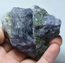 123 Gram Huge Violet Purple Scapolite Crystal On Matrix from Afghanistan picture