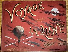 Voyage Dans La Lune Avant 1900 - French Early Science Fiction Book c.1890 picture