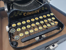 Corona 3 Folding Portable Typewriter Antique- in Case picture