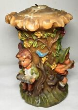 Vintage GUNTER KERZEN Family Dutch Boys & Girls  Carved GERMAN Candle Hand Made picture