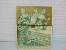 c1880s Van Stan's Emulsion and Cement Glue Metamorphic advertising Trade Card picture