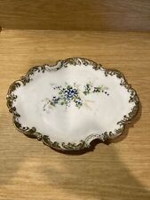 Antique Porcelain Handpainted Decorative Platter 11.5” BS3 picture