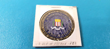 Vintage Early US Dept of Justice FBI Challenge Coin picture