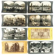 England Stereoview Lot of 8 Stereoscopic British London Photo Starter Set C1807 picture