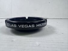 Vintage Las Vegas Hilton Hotel Casino  Advertising Glass Ashtray 🎰 picture