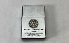 Vintage  Astralloy Vulcan Corp Advertising Chrome Zippo Lighter. As Is picture
