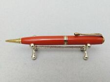 Vintage Rare Collectible Penol Deluxe no.3 Coral Red Mechanical Pencil Danish picture
