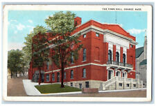 c1920's The Town Hall Orange Massachusetts MA Chas W Hughes Unposted Postcard picture
