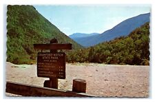 Postcard Crawford Notch NH seen from scenic turnout M9 picture