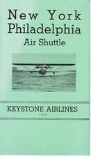 Keystone Airlines timetable 1936/OCT picture