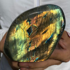 1.7lb Natural Labradorite Quartz Crystal Freeform Mineral Specimen Healing picture