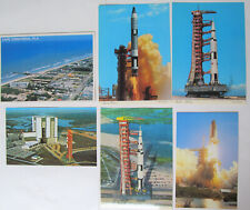 Vtg Kennedy Space Center Postcards Rockets Apollo Gemini Skylab NASA Lot of 6 S1 picture