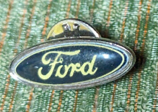 Vintage Ford Oval Logo Metal employee Lapel Pin picture