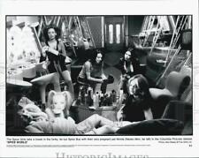 1997 Press Photo Pop Group The Spice Girls Resting on Set 
