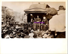Henry Ford & Thomas Edison Original Photograph Private Train Fairlane Large  picture