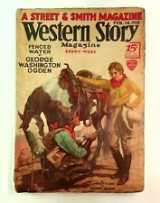 Western Story Magazine Pulp 1st Series Feb 14 1931 Vol. 102 #1 GD picture