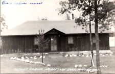 Real Photo Postcards Olson's Cabins Horseshoe Lake in Minong, Wisconsin picture