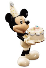 NEW Lenox DISNEY MICKEY MOUSE - HAPPY BIRTHDAY TO YOU Figurine - MARCH - NIB picture