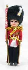 Vintage English Royal Guard Souvenir Doll. Eyes Open & Close. w/ Flag & Sword 6