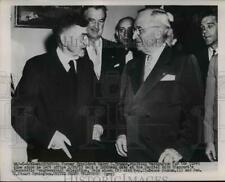 1953 Press Photo Former President Truman, Rep Clarence Cannon  - nee84601 picture